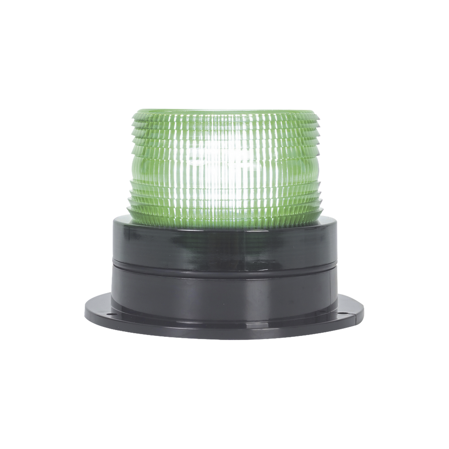 X127G - Burbuja Brillante de Larga Vida Útil, con 8 LEDs Color Verde, Domo Verde, 110 Vca