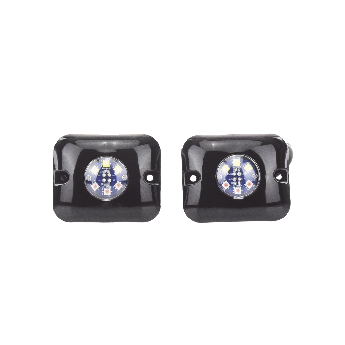 X12AW - Estrobos Ocultos de 6 LED, Color ámbar / claro