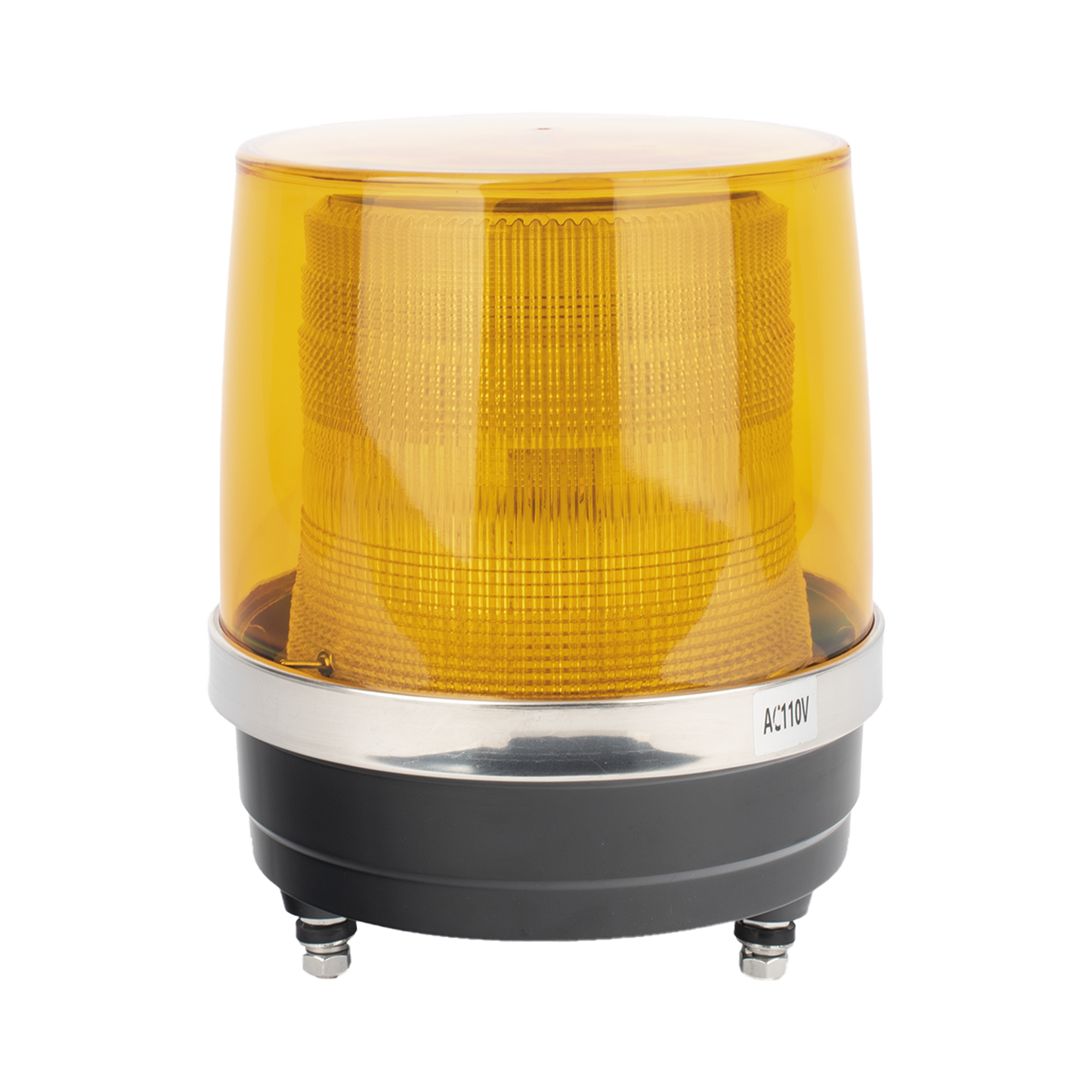 X135A Burbuja Brillante de Larga Vida Útil, Con 150 LEDs, Color Ambar, Domo Ambar, 110 Vca