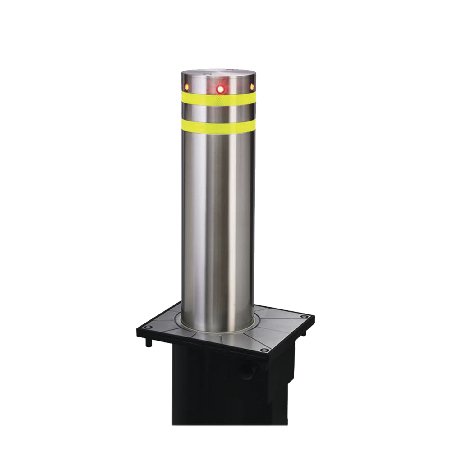 XB-275 - Pilona o Bolardo Neumático / 100% Acero Inoxidable / Alta Velocidad / 275MM Diámetro / Acabado de Lujo