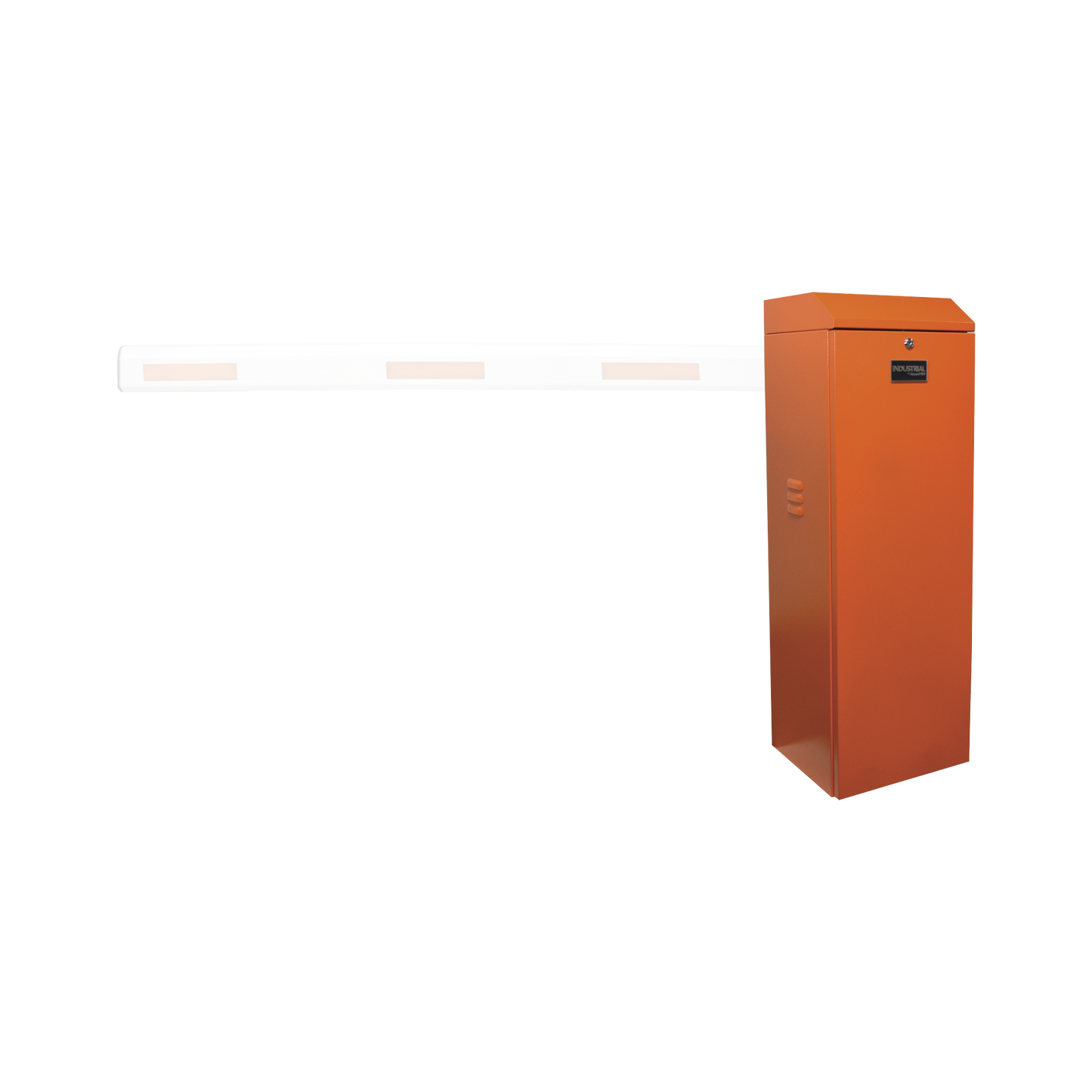 XBF-3000-LN Barrera vehicular izquierda / Soporta brazo de hasta 3 m / Apertura en 1.5 s /Final de carrera ajustable por programación / Movimiento fluido / Diseño elegante color naranja