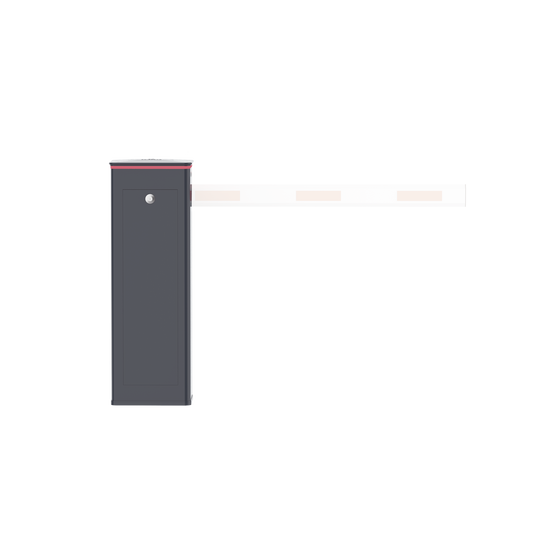 XBF-4003-L Barrera Vehicular Izquierda / Soporta Brazo ARTICULADO de Hasta 4 Metros / Final de Carrera Ajustable Por Programación / Tiempo de Apertura de 3 Segundos / Con Corona Led Semaforizada