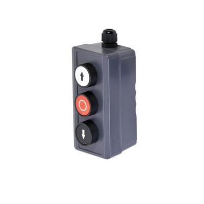 XBS-SW-01 - Botonera Triple de USO RUDO Para Barreras Vehiculares, Operadores Corredizos y Abatibles.