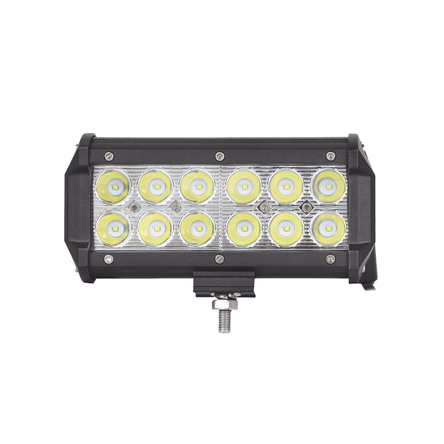 XD20F - Barra de Luz de 12 LED, 1500 Lúmenes, 18 watts, 10-30 Vcc, IP67, 6.5 pulgadas