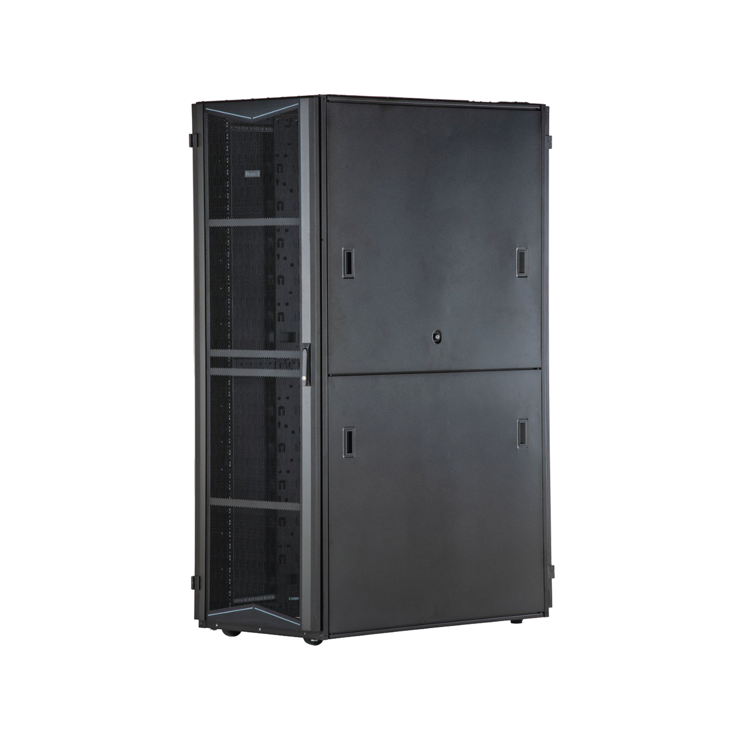 XG84522BS0001 - Gabinete FlexFusion para Centros de Datos, 45 UR, 800 mm de Ancho, 1200 mm de Profundidad, Fabricado en Acero, Color Negro