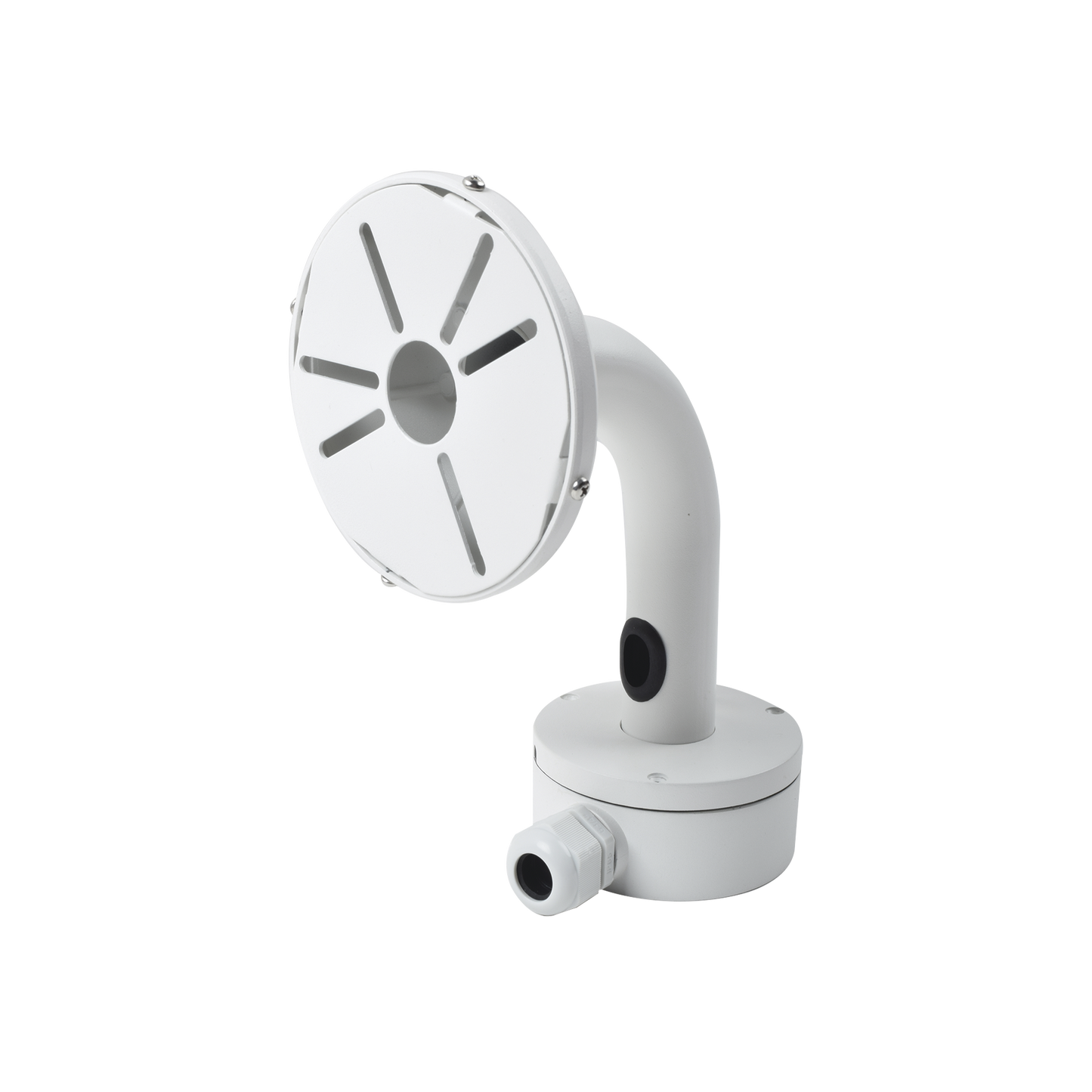 XGA110A - Montaje Universal de Pared con Caja de Conexiones / Compatible con Cámaras Domo y Bala / Uso en Interior