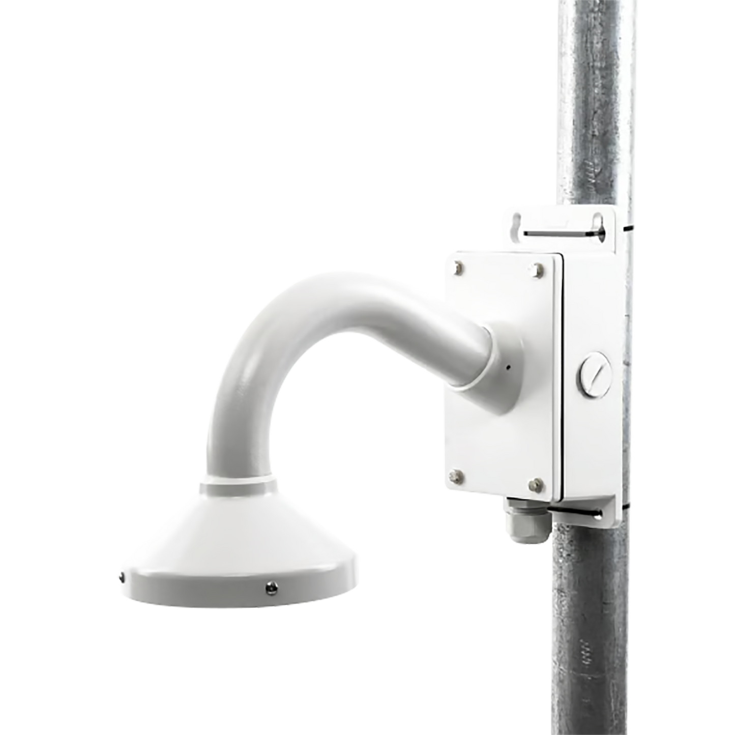 XGA160C Montaje Universal de Pared con Cuello de Ganso y Caja de Conexiones / Compatible con Cámaras Domo y Bala