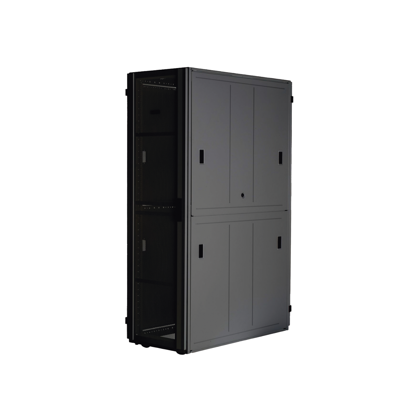 XGL64222B - Gabinete FlexFusion™ XGL (Light) para Centros de Datos, 42 UR, 600 mm de Ancho, 1200 mm de Profundidad, Fabricado en Acero, Color Negro