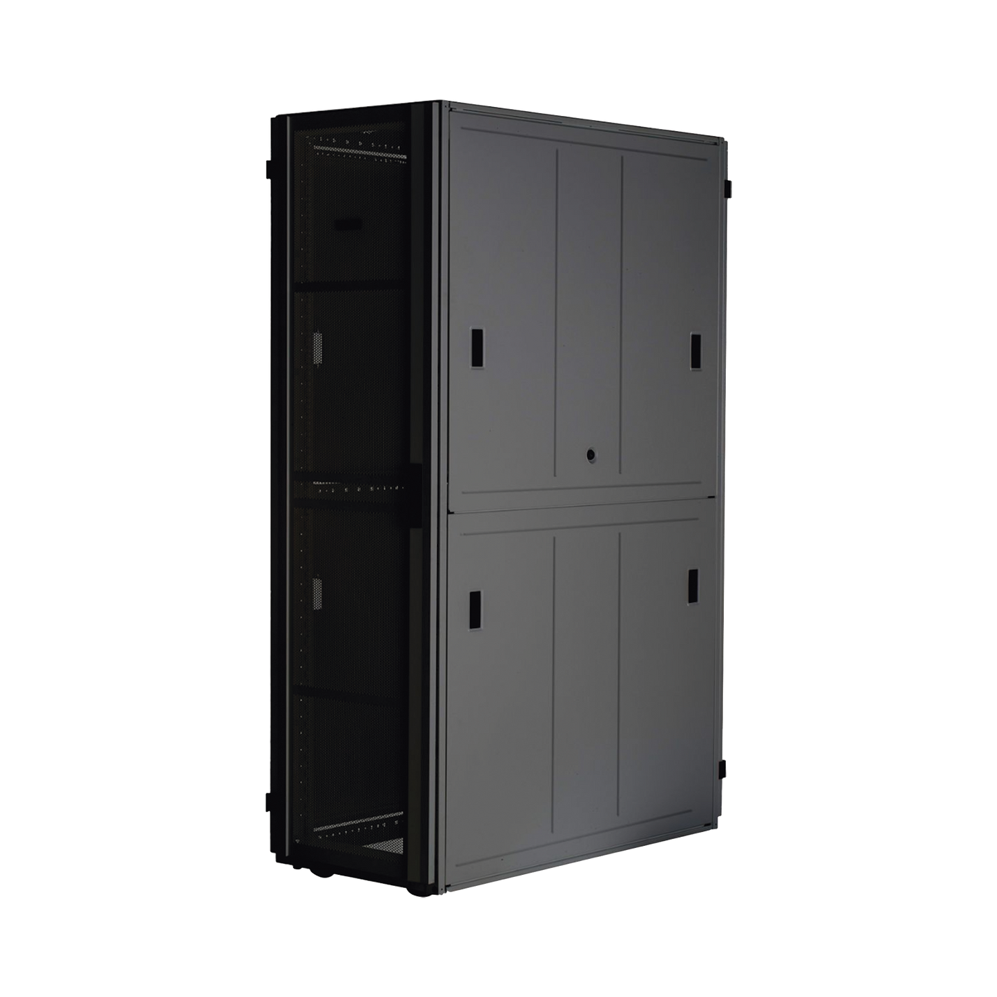 XGL84212B - Gabinete FlexFusion™ XGL (Light) para Centros de Datos, 42 UR, 800 mm de Ancho, 1070 mm de Profundidad, Fabricado en Acero, Color Negro
