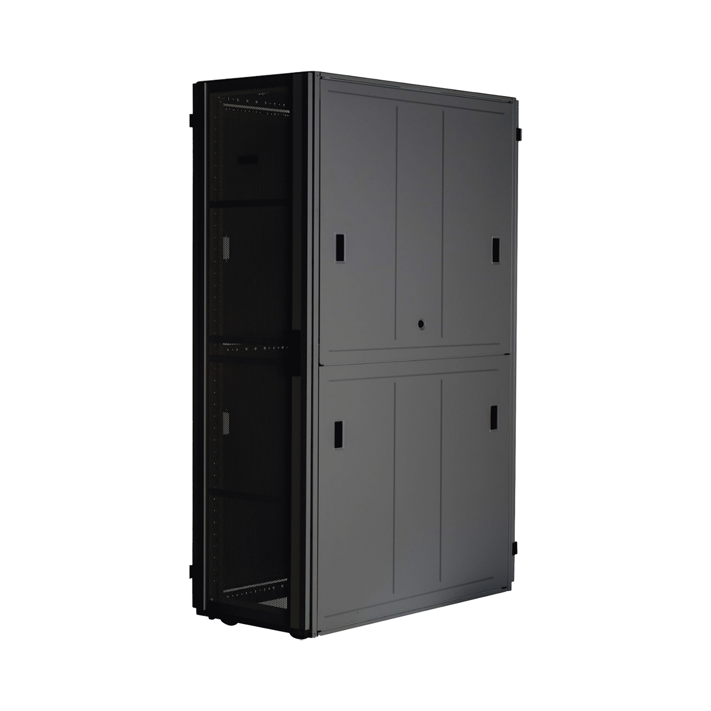 XGL84222B - Gabinete FlexFusion™ XGL (Light) para Centros de Datos, 42 UR, 800 mm de Ancho, 1200 mm de Profundidad, Fabricado en Acero, Color Negro
