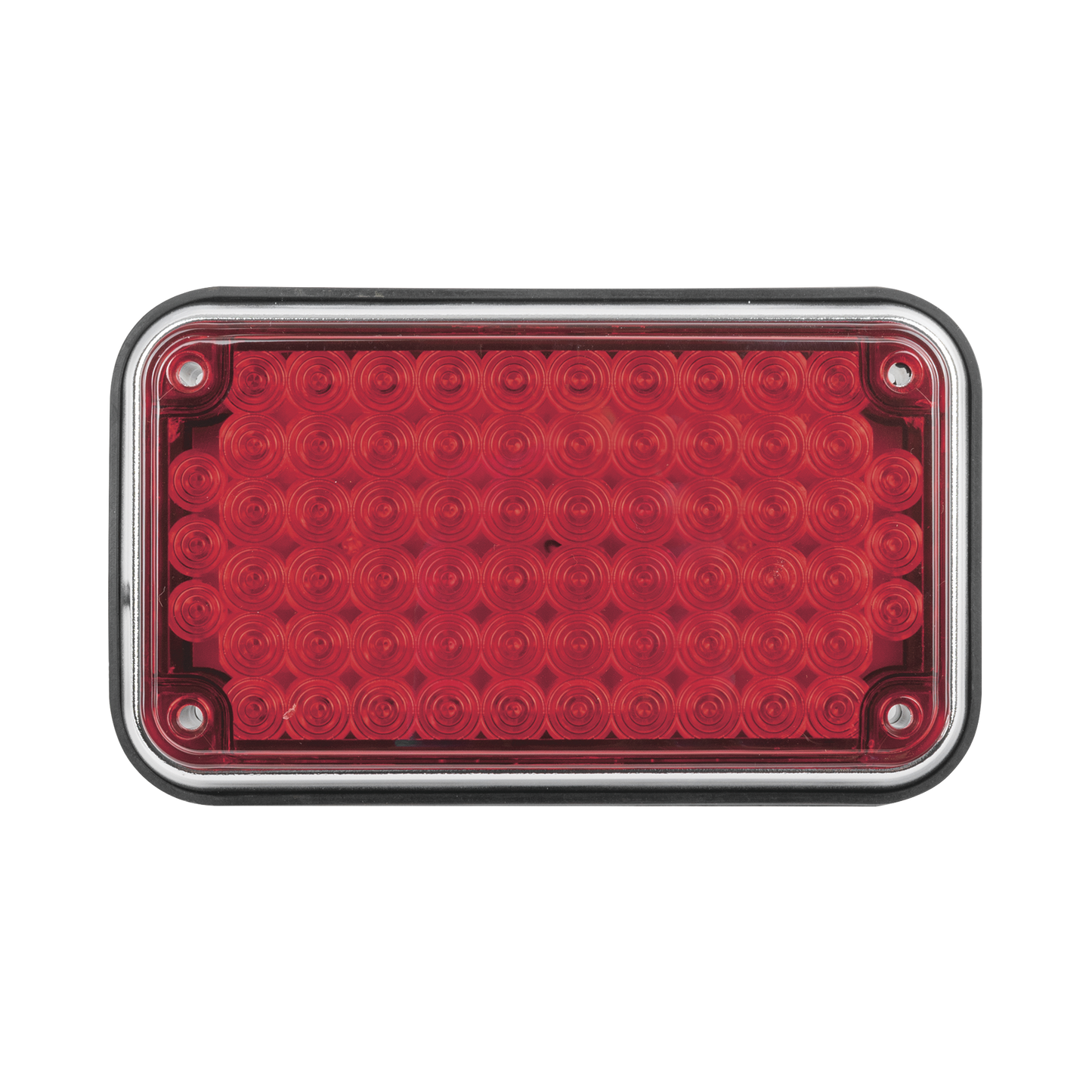 XLTE595-R - Luz de Advertencia de 6X4", Color Rojo, Ideal para Ambulancias
