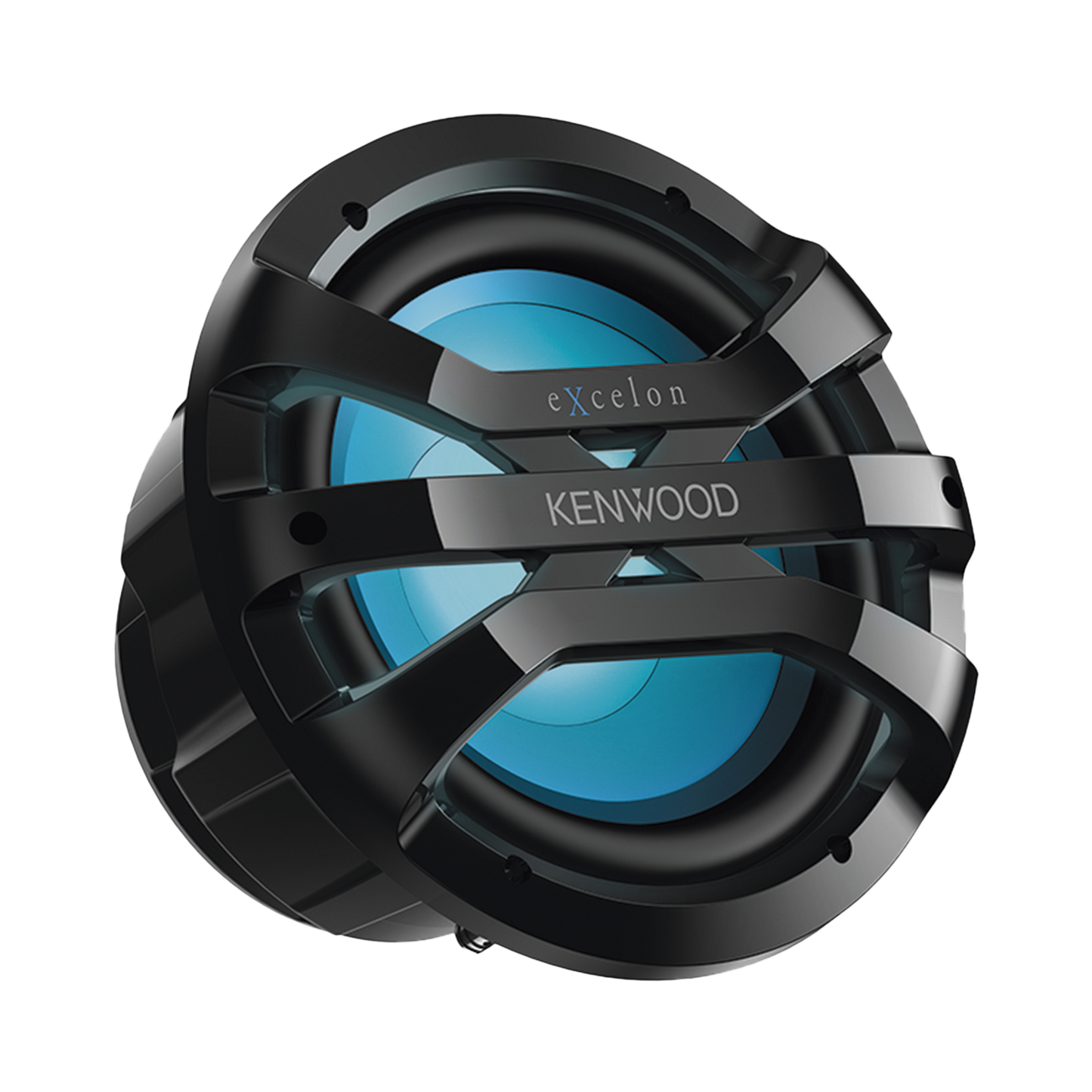 XM1041BL - Subwoofer excelon motorsport de 10" fabricado en rejilla color negro, cuenta con iluminación Led ajustable vía RF