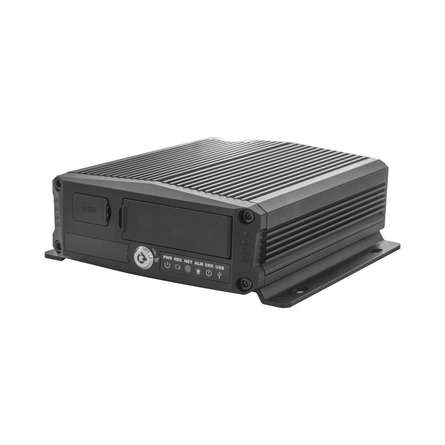 XMR406NAHD - DVR Móvil / Multiplataforma / 4 Canales AHD + 2 canales IP/ Almacenamiento en Memoria Micro SD / H.265 / Chip IA Embebido / Soporta 4G / GPS