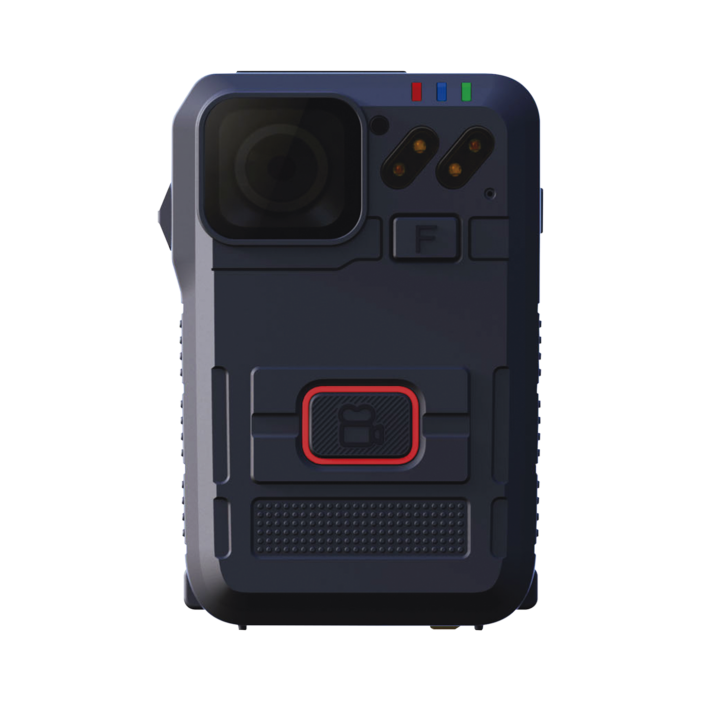 XMRT3S Body Camera para Seguridad, Video Full HD, Descarga de Vídeo automática con estación, Pantalla TFT con indicador de batería y memoria.
