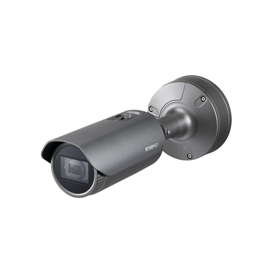 XNO-6080R Cámara IP Tipo Bala Antivandálica 2MP / Lente Motorizado 2.8-12mm / IR 50M / WDR 150db / H.265 & WiseStream II