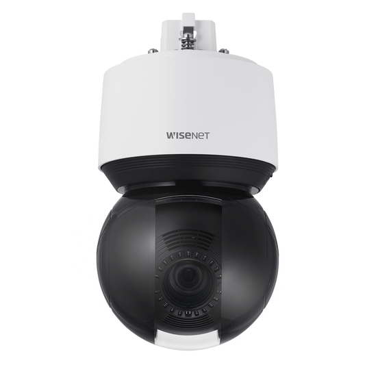 Cámara PTZ IP antivandálica 4K / IR 200m / 25x Zoom Óptico / IP66 / NEMA 4X / IK10 / Auto tracking / H.265 & WiseStream