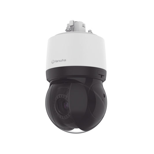 Cámara PTZ IP antivandálica 4K / IR 200m / 30x Zoom Óptico / IP66 / NEMA 4X / Auto tracking / H.265 & WiseStream