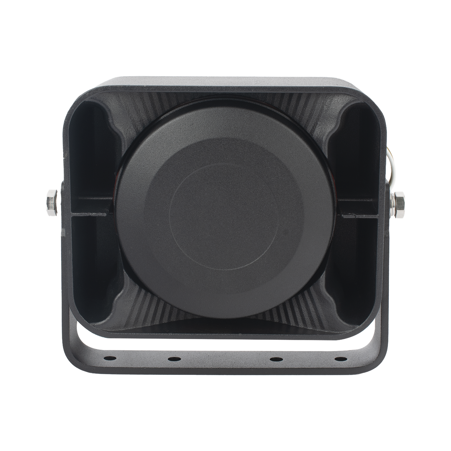 XS100 - Bocina Compacta de Uso Rudo, 100 Watts de Potencia, Ideal para Vehículos de Encubierto, 8 Ohms de Impedancia