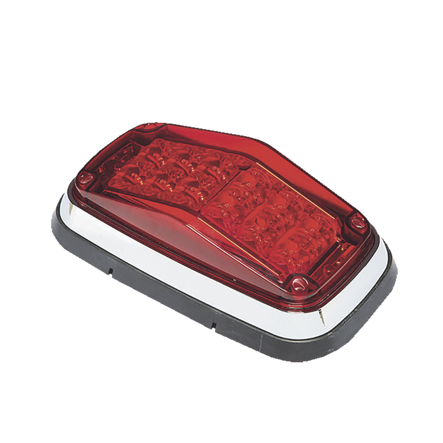 XT1885R - Luz de advertencia 8 X 4", Color Rojo, IP67, SAE, Ideal para Ambulancias