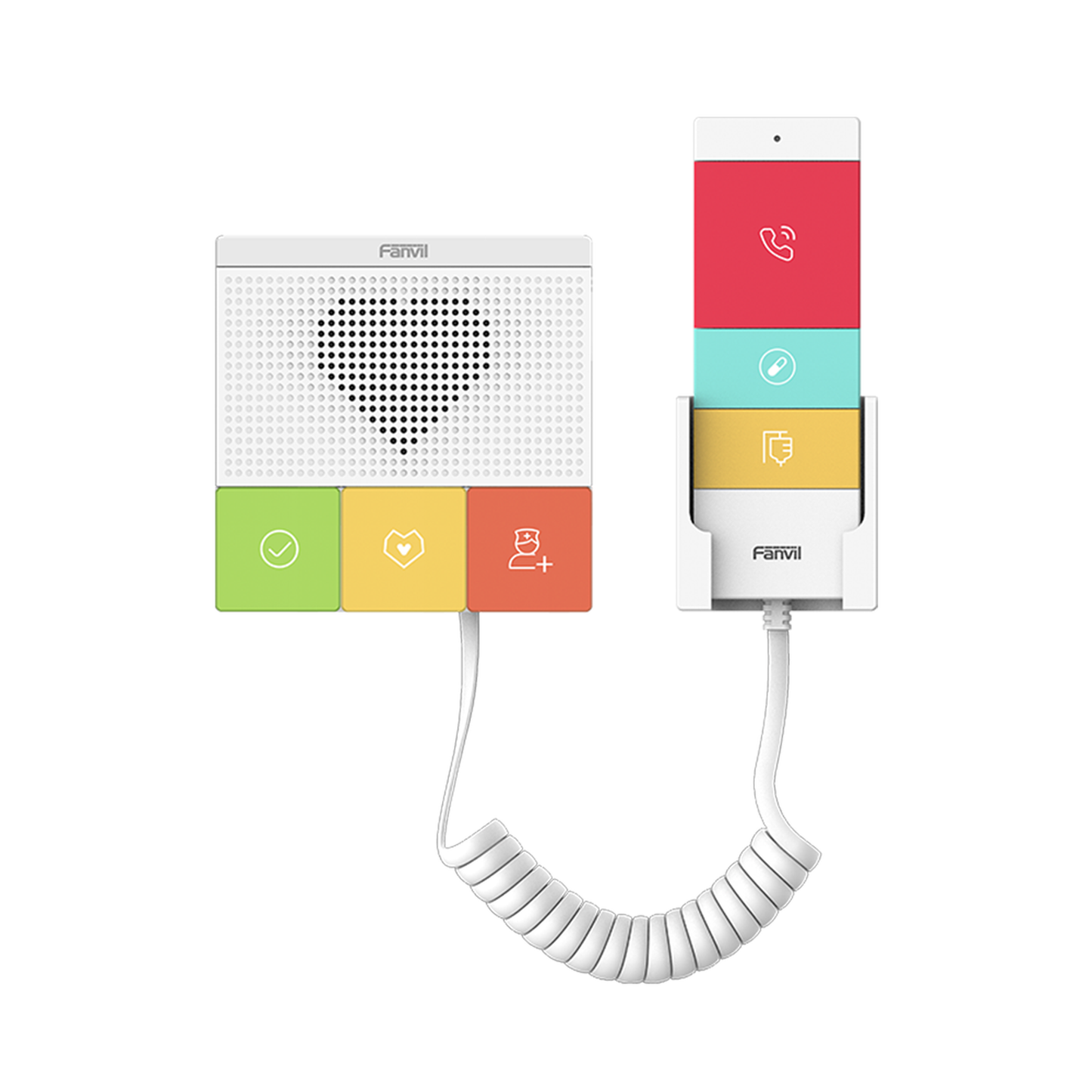 Y501WY - Intercomunicador SIP Wi-Fi para Hospital/Asilos, 6 botones, antibacterial, 1 Relevador integrado