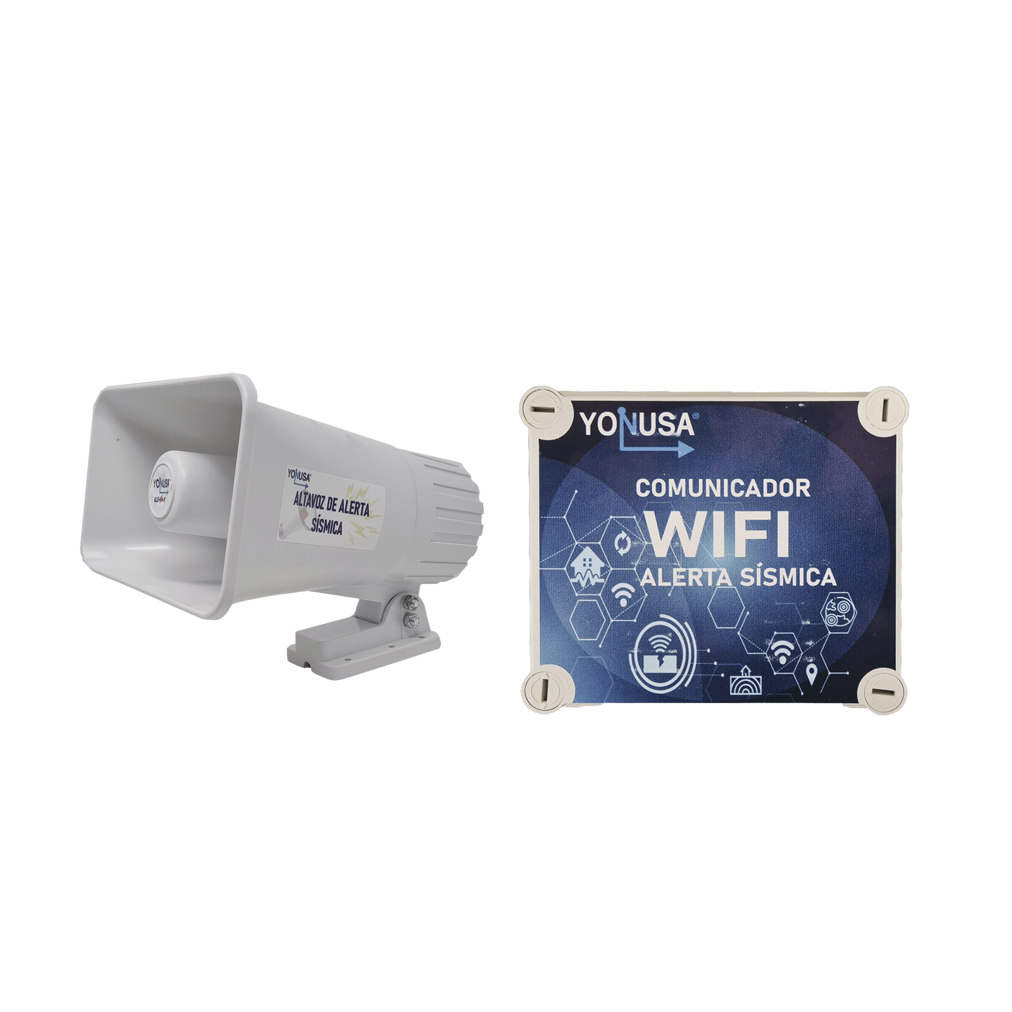 YKIT-SISMICO-WIFI KIT de Alertamiento SISMICO con Audio Oficial SASMEX por WIFI
