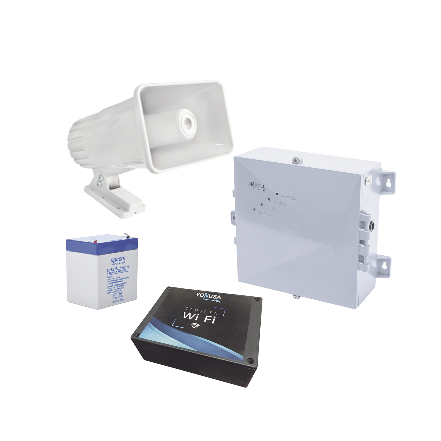 YPROKIT-WIFI - Cerco Eléctrico INTELIGENTE WIFI para PROTECCIÓN EN CASAS, NEGOCIOS, BODEGAS,ETC. Aplicación Celular Gratuita