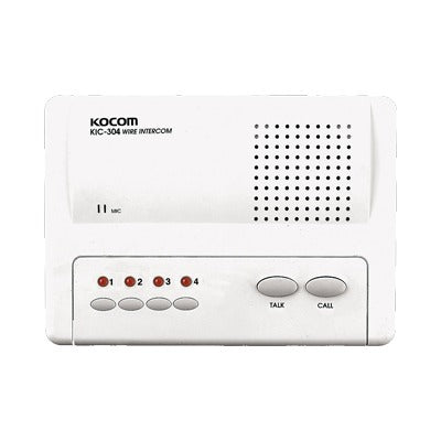 KIC-304 - Sistema de intercomunicador manos libres para 4 extensiónes