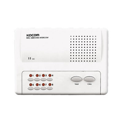 KIC-308 - Sistema de intercomunicador manos libres para 8 extensiónes
