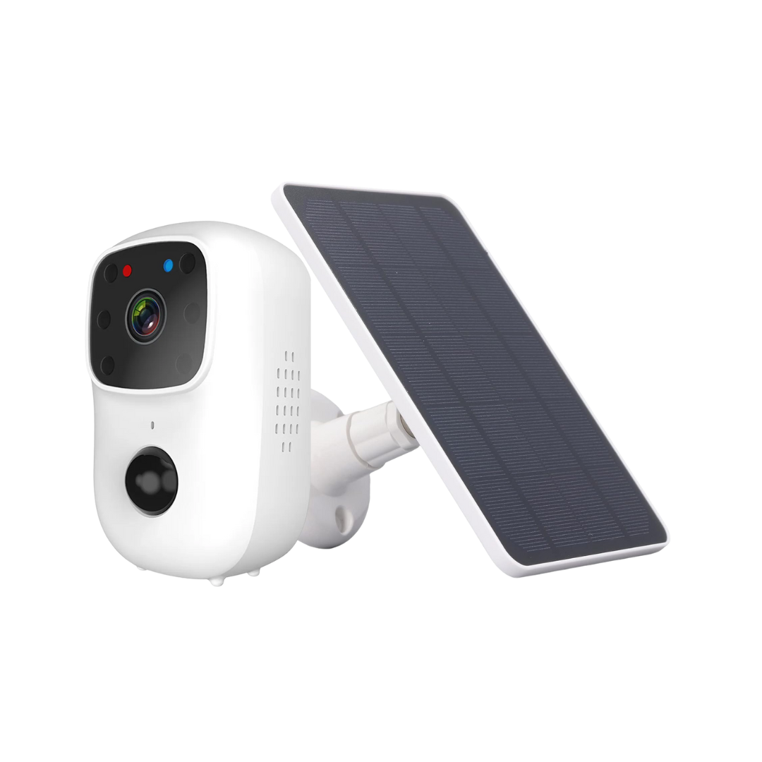 OW10 Cámara Wifi Homeviz 2k con Panel Solar para exterior.