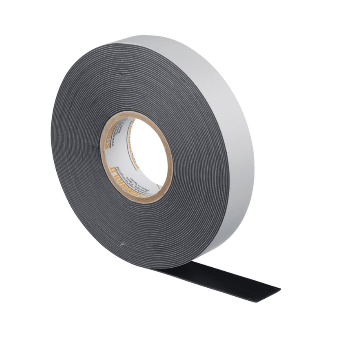 ST23-075-30BK - Cinta Eléctrica STRONGHOLD para Aislar de Caucho EPR, Autofusionable, Uso Industrial en Uniones de Alto Voltaje y Temperatura, Grosor 0.76mm (30 mil), Ancho 19mm, y 9.1m Largo, Color Negro.