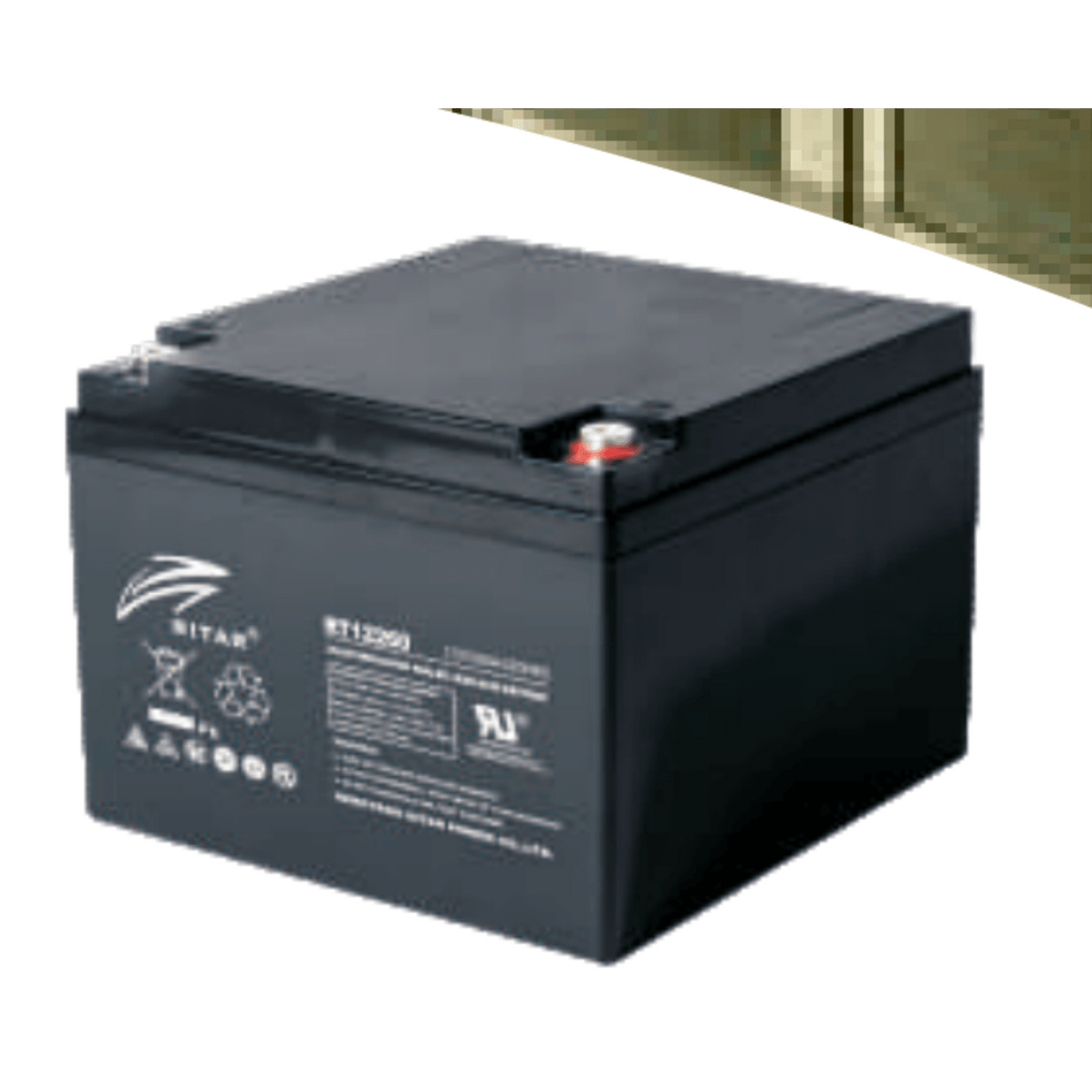 RT12260 - Batería 12 Vcc / 26 Ah / Tecnología AGM-VRLA / Aplicación para UPS