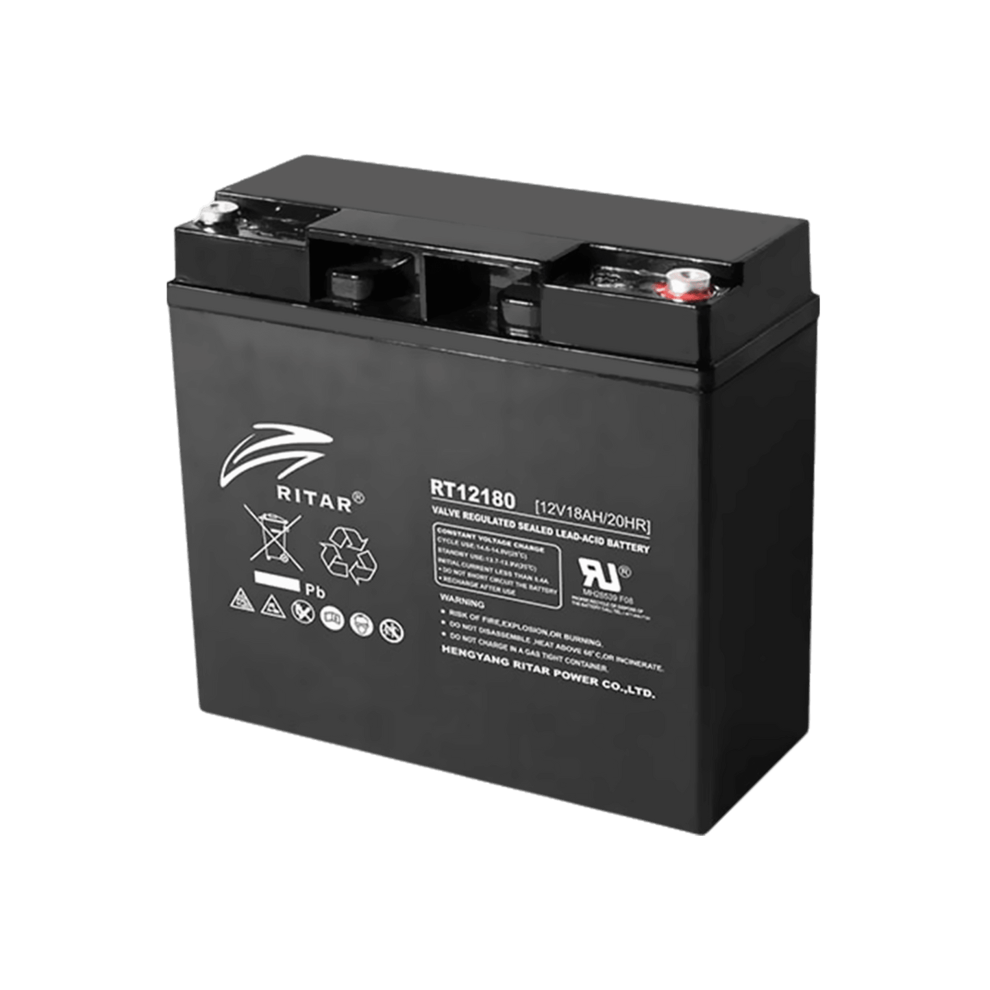 RT12180 - Batería 12 Vcc / 18 Ah / Tecnología AGM-VRLA / Aplicación para UPS