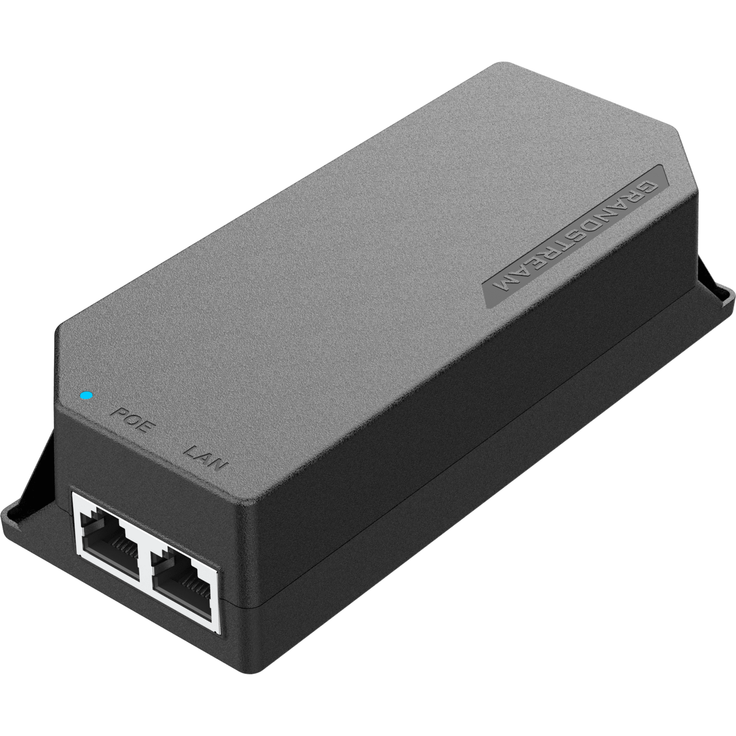 GS-POE30W-MG - PoE Injector Grandstream 30W MultiGigabit / Compatible con IEEE 802.3af/at / 1x 2.5Gbps RJ45 LAN IN / 1x 2.5Gbps RJ45 LAN OUT con PoE 30W / 100~240VAC / 54VDC / Plug-and-Play / FCC, CE, RCM, IC
