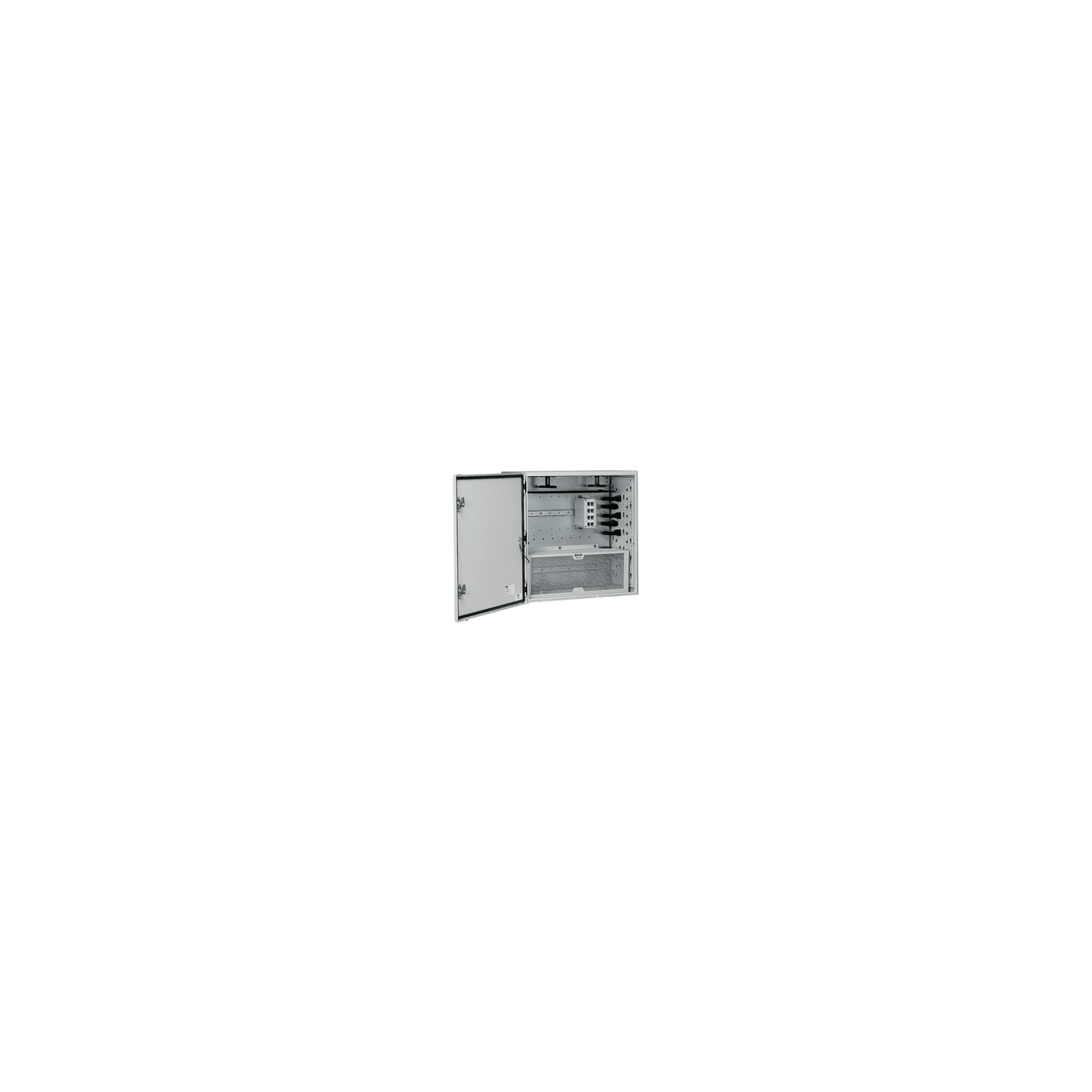 Z22C-S - Gabinete de Zona de Instalación en Pared, Uso Industrial con Clasificación UL tipo IP66 y 4/12/4X, de 610 x 295 x 610 mm, de Acero, Color Gris