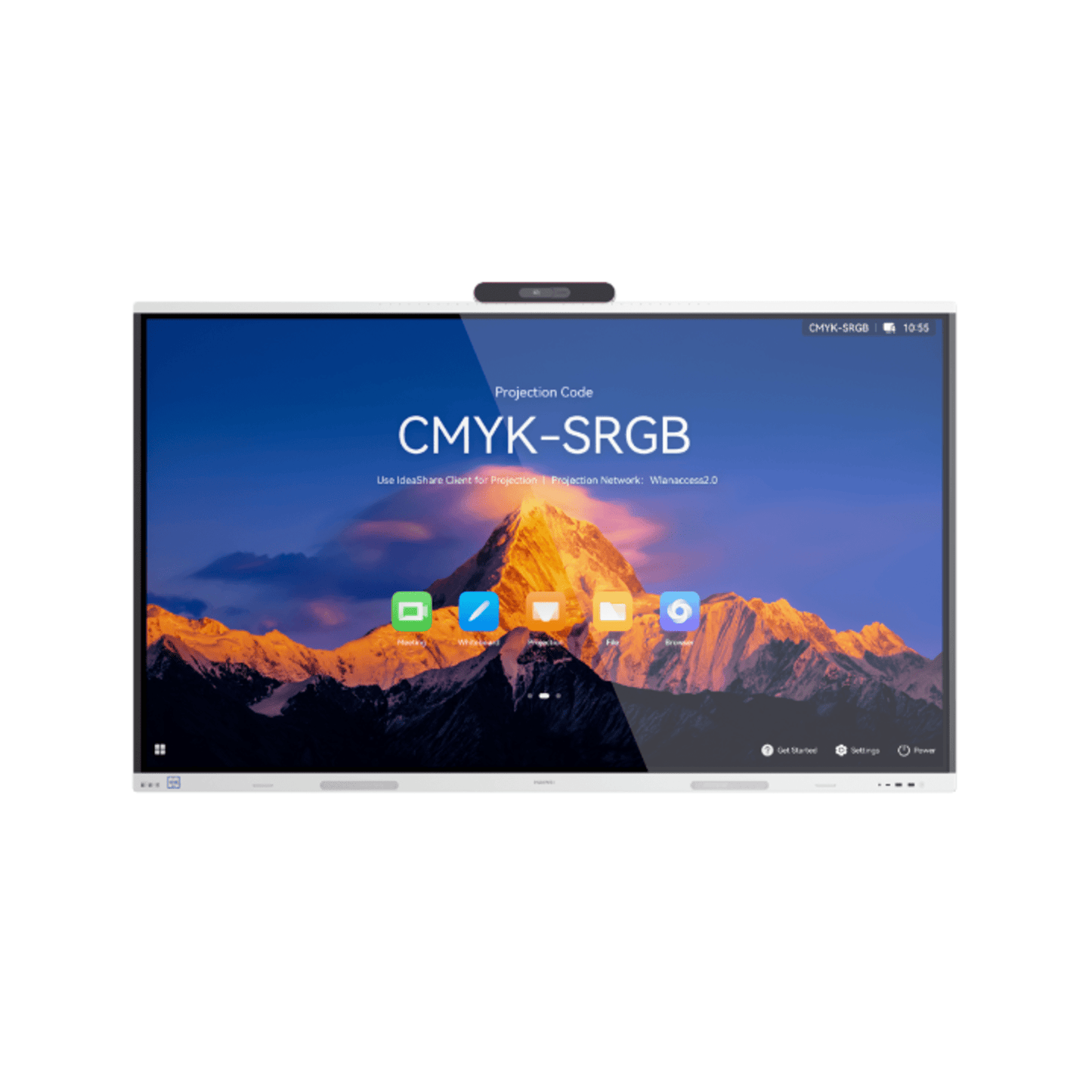 IHS3-75SA - Pantalla Interactiva IdeaHub S3 para Colaboración Inteligente / 75" / Doble Cámara 4K / Harmony OS / Wi-Fi 6 / 24 Micrófonos / BYOM / Enfoque Automático / Baffle acústico / Gestión desde la nube