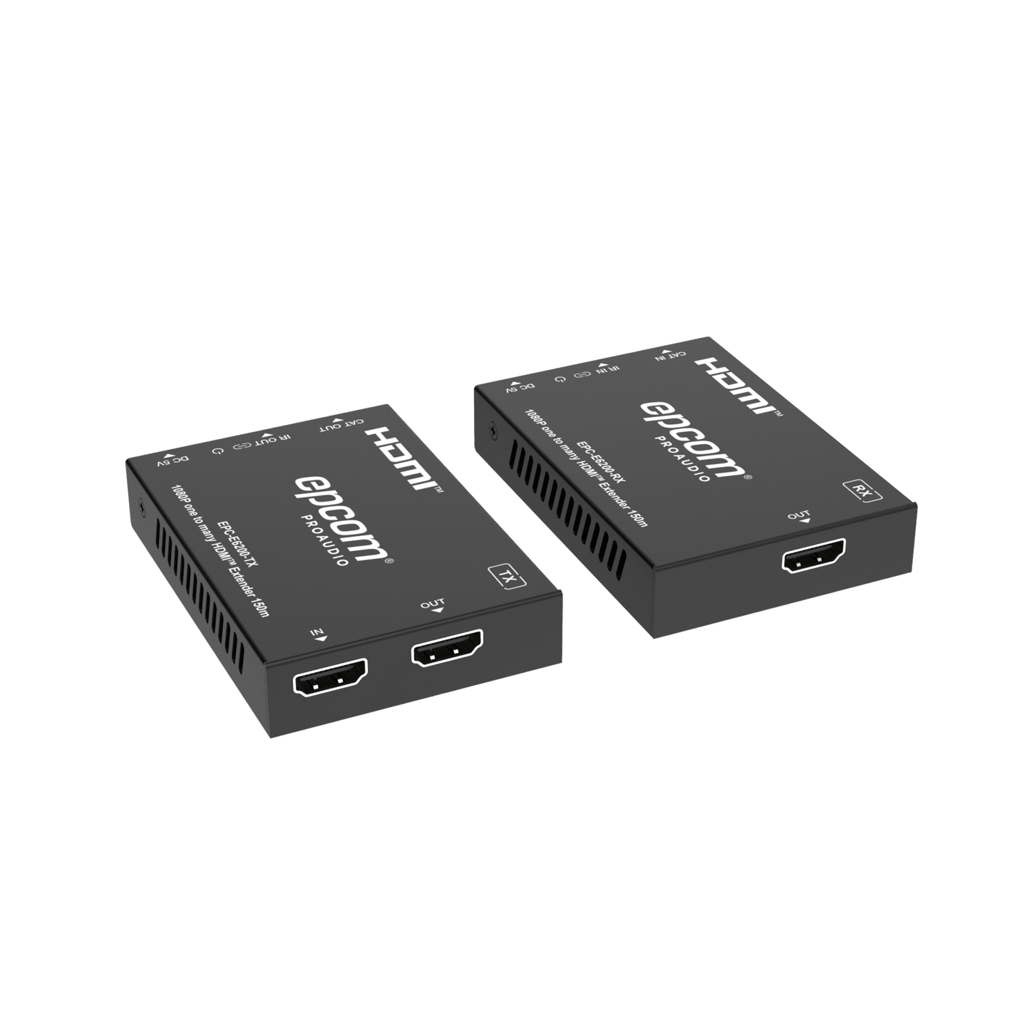 EPC-E6200 - Extensor HDMI™ Sobre IP | Codificador Y Decodificador | 150m Por Cable CAT6 | Compatible Con Red Gigabit | Video Full HD | Compresión EZCast | Control IR Unidireccional