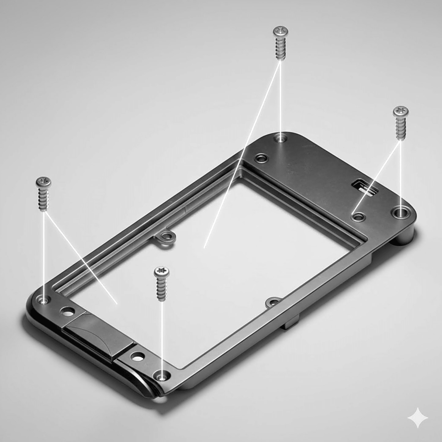 A02424123 - TAPA TRASERA D/PLASTICO P/PKT23