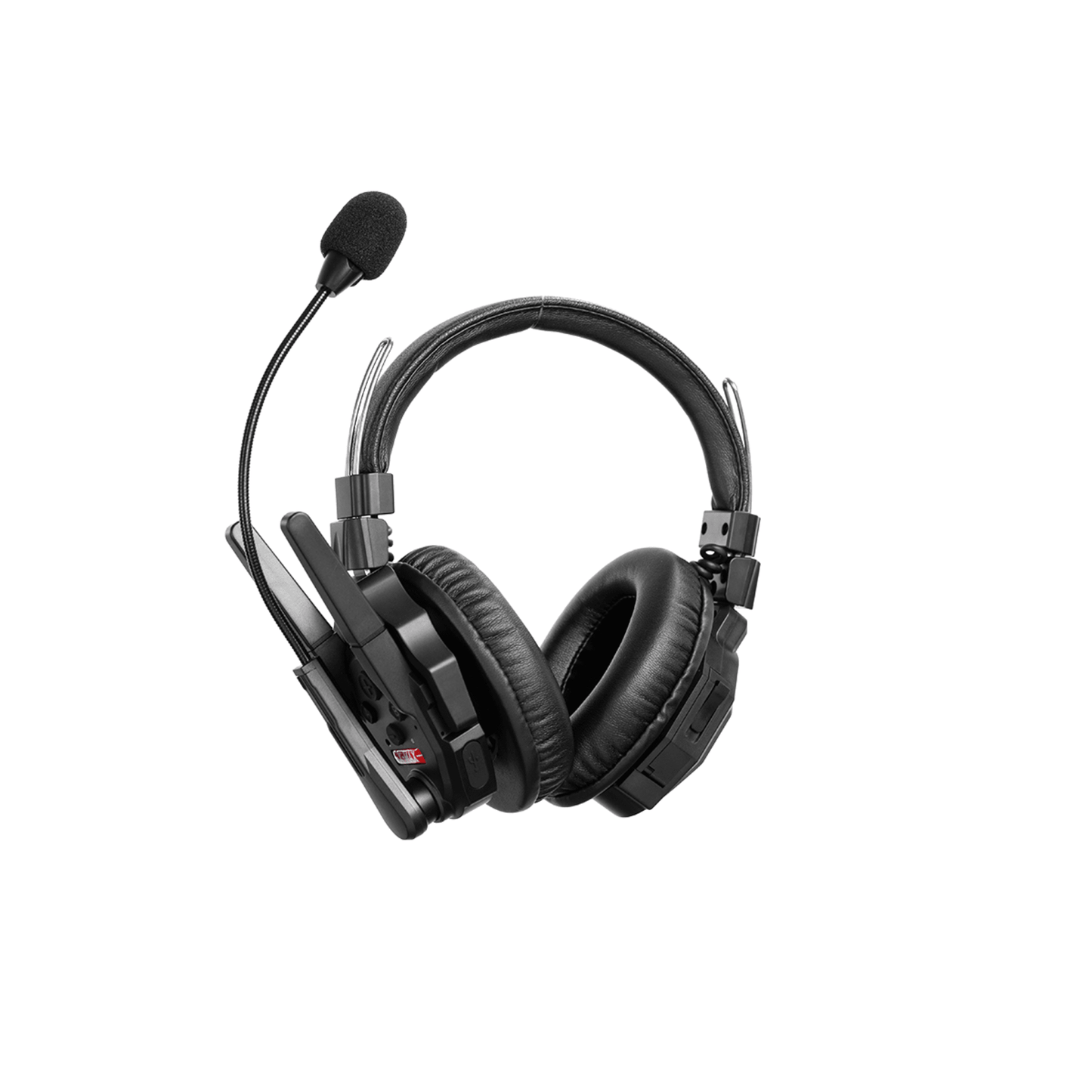 TXMAX1 - Diadema de Comunicación Inalámbrica Binaural / Cancelación de ruido IA / Comunicación Distancia 500m / Bluetooth / Batería 1050mAh / Resistente a la Lluvia