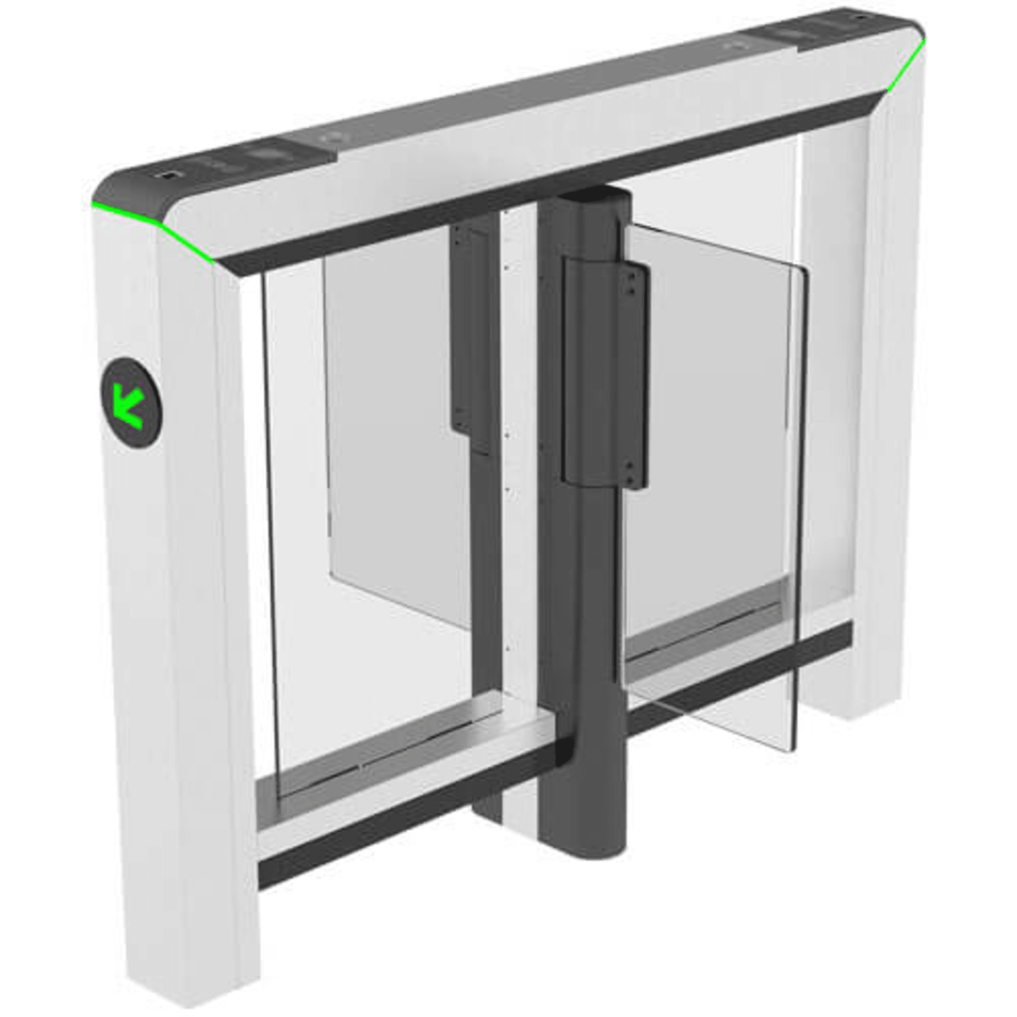 MARSS1200 - Torniquete central Mars-S1200 / Compatible con Mars-S1000, RFID-Fingerprint-QR / Anti-pinch y Anti-tailgating / Accesibilidad para Sillas de Ruedas / Desbloqueo de Emergencia / Estructura Modular / Acero Inoxidable SUS304