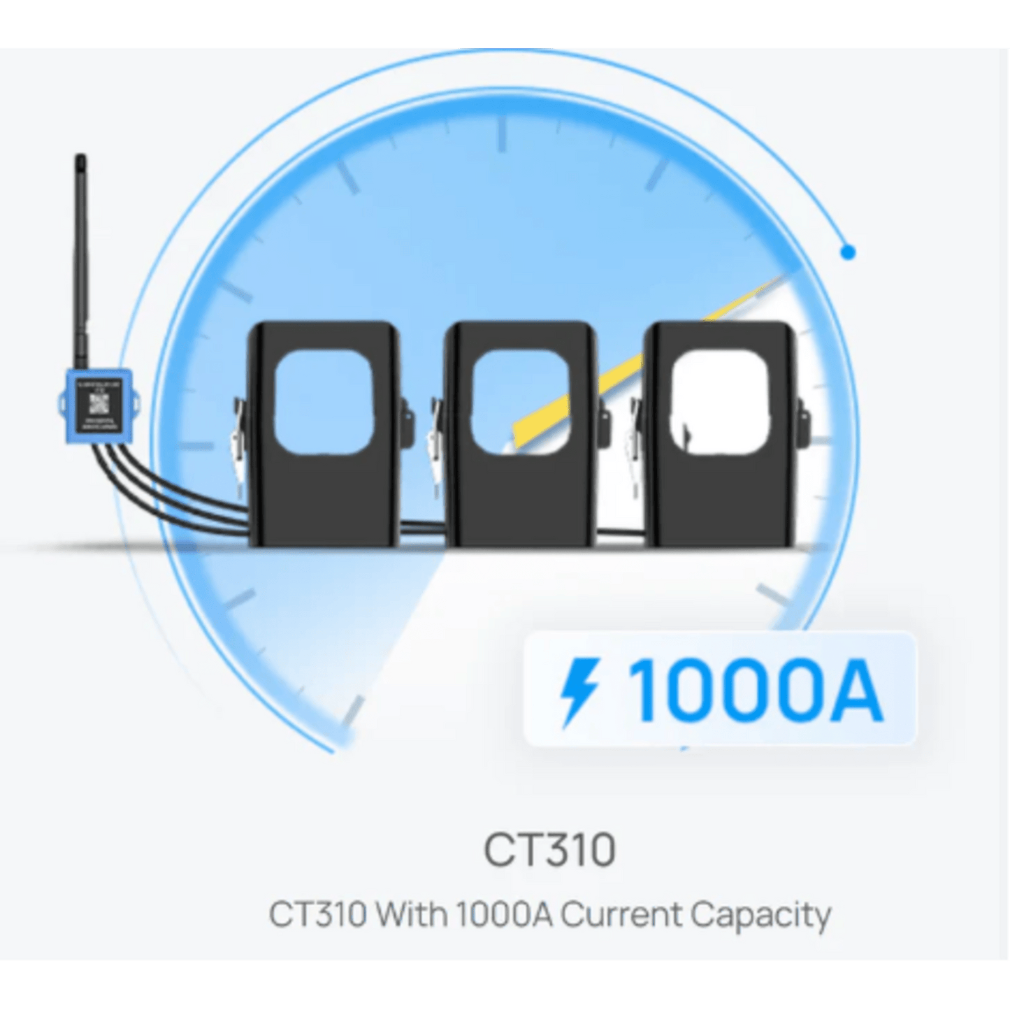 CT310915M - MEDIDOR DE CORRIENTE LORAWAN PARA TRES FASES HASTA 1000 AMPERS