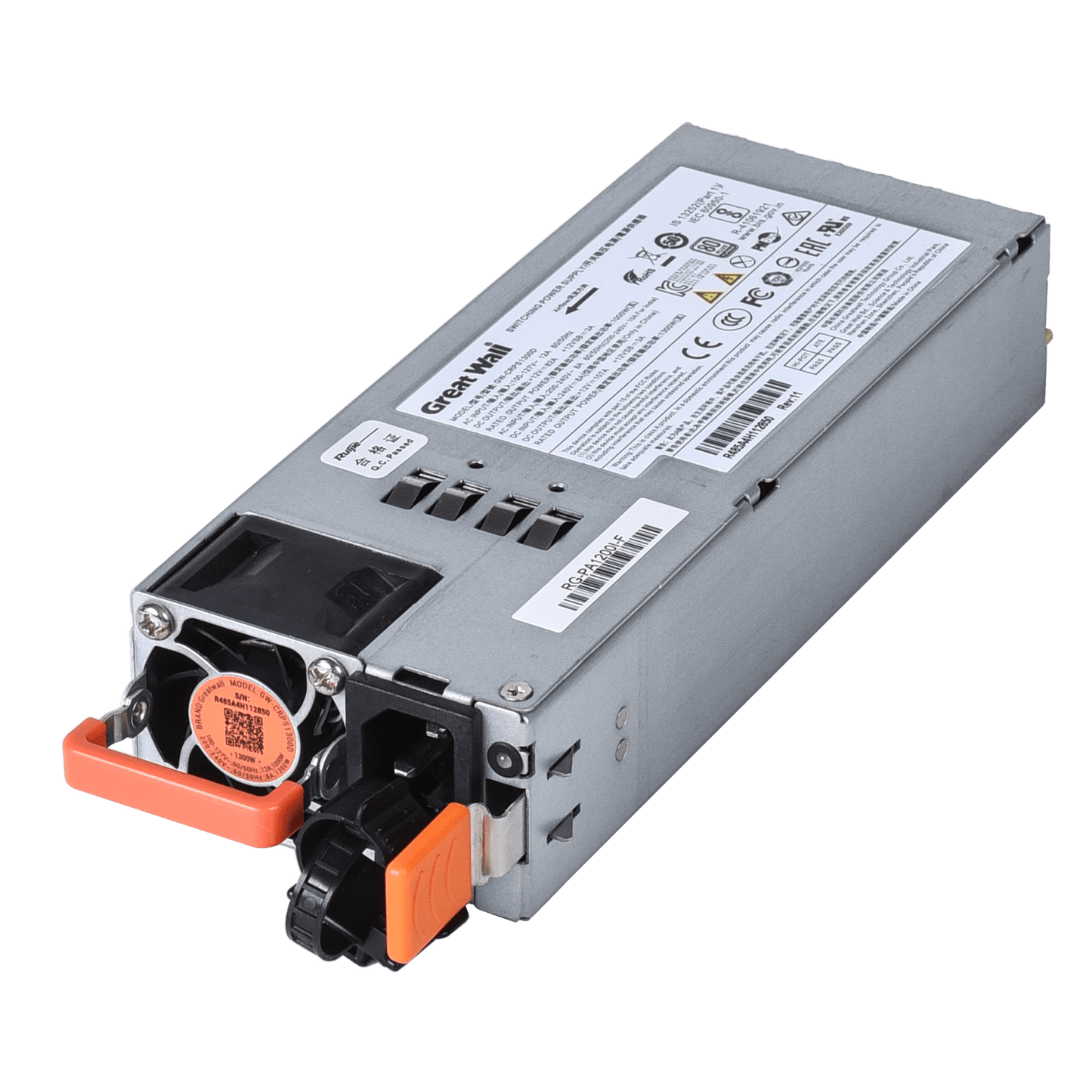 RG-PA1200I-F - Fuente de Energía Modular, proporciona hasta 1200 Watts para Switches Data Center Ruijie Networks
