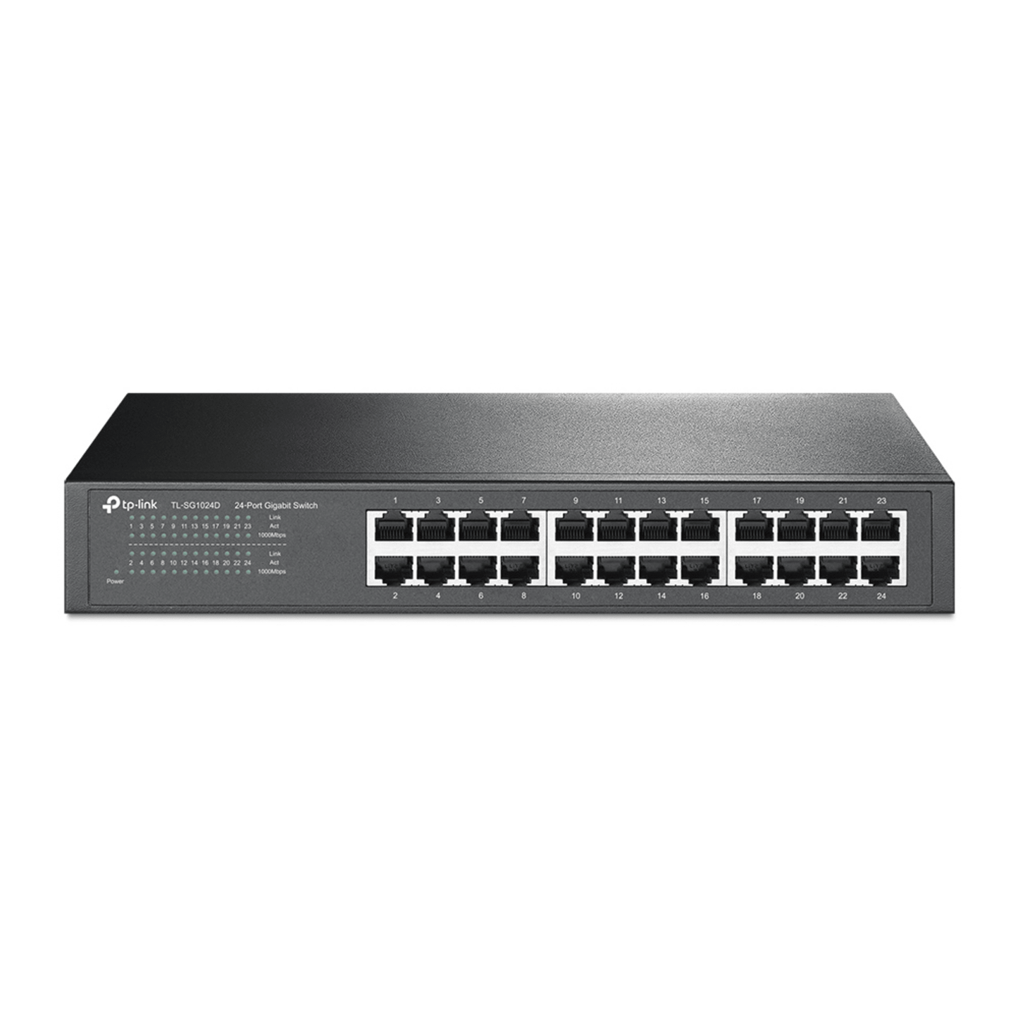 TL-SG1024D - Switch Gigabit no administrable de 24 puertos 10/100/1000 Mbps para escritorio/rack