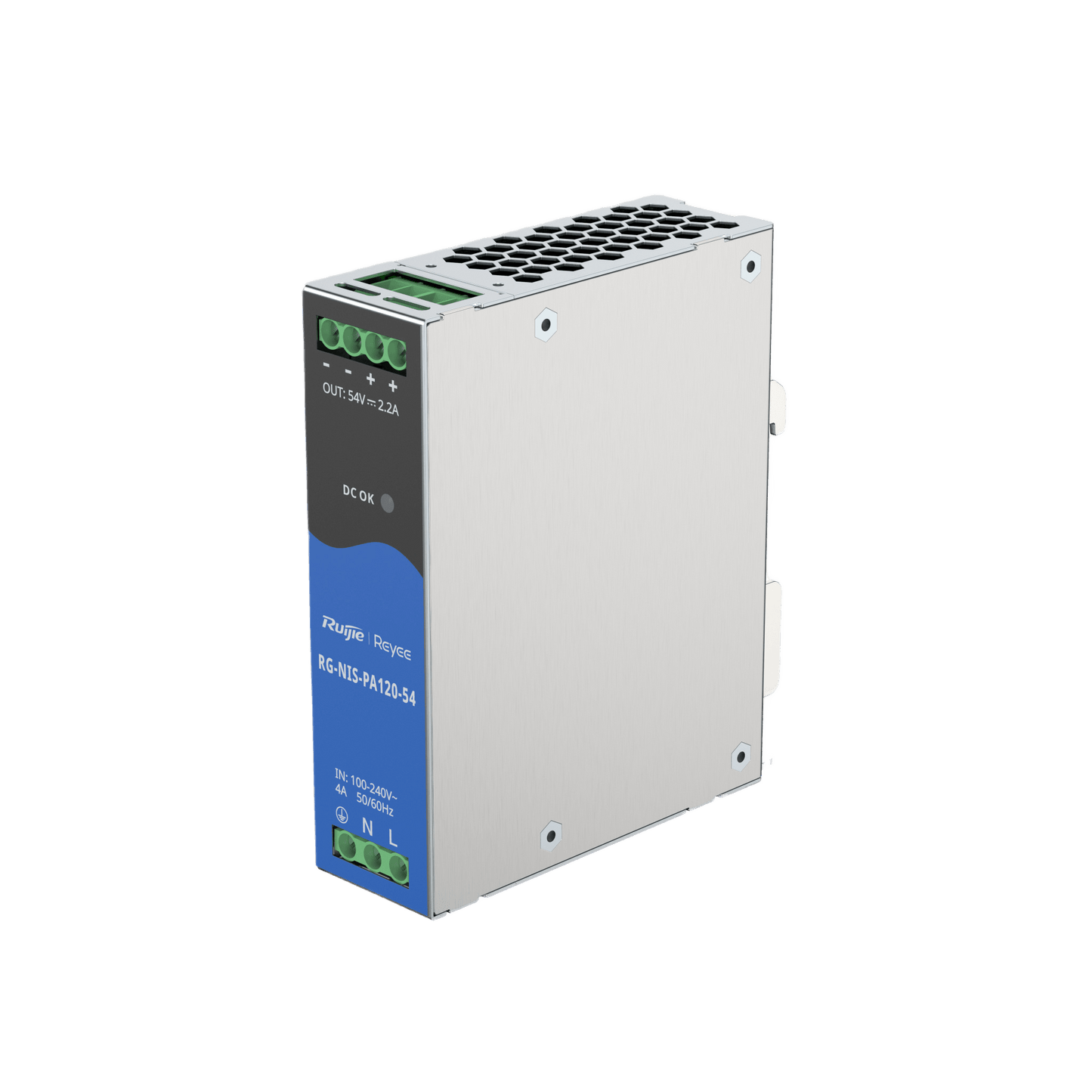 RG-NIS-PA120-54 - Fuente de Alimentación AC/DC 120W DIN-RAIL para Switch Industrial