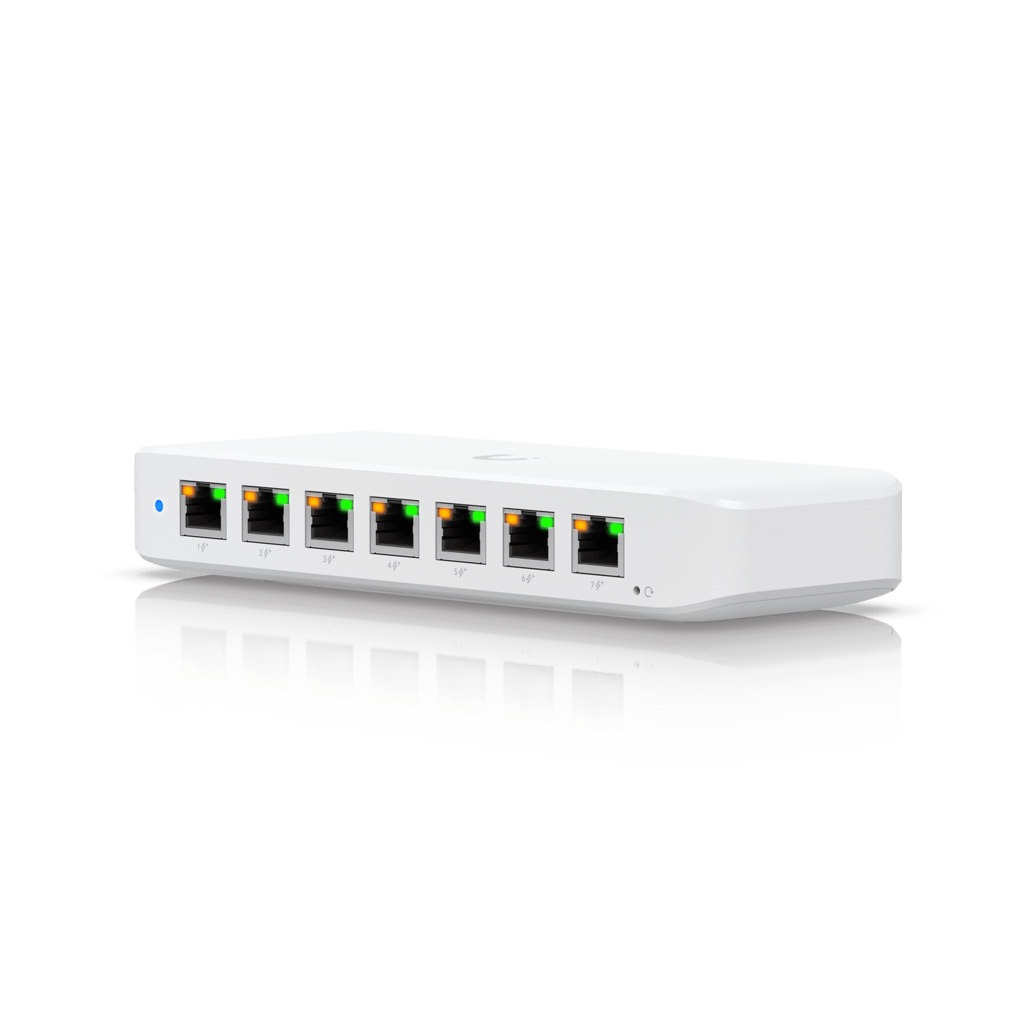 USW-ULTRA - USW Ultra Switch de 8 Puertos GbE (7 Puertos PoE+ y 1 Puerto Entrada PoE++) con Opciones de Montaje Versátiles