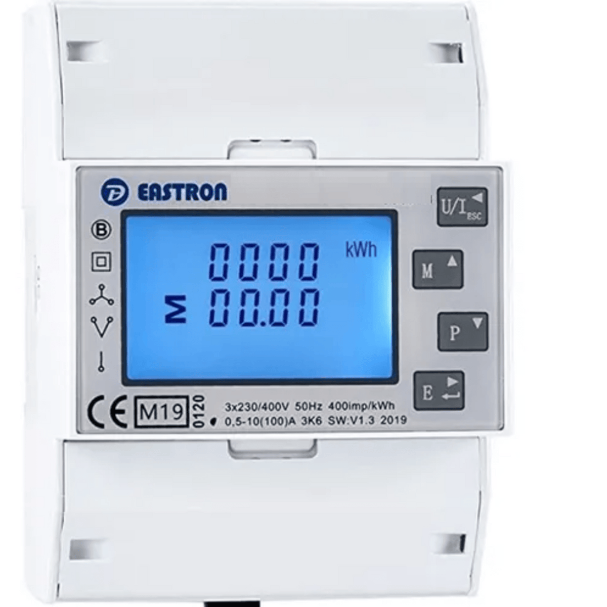 SDM630MCT-LORAWAN-MID-915-UL - Medidor de energía multifunción inalámbrico trifásico SDM630MCT-LORAWAN para carril DIN con comunicación LoRaWAN