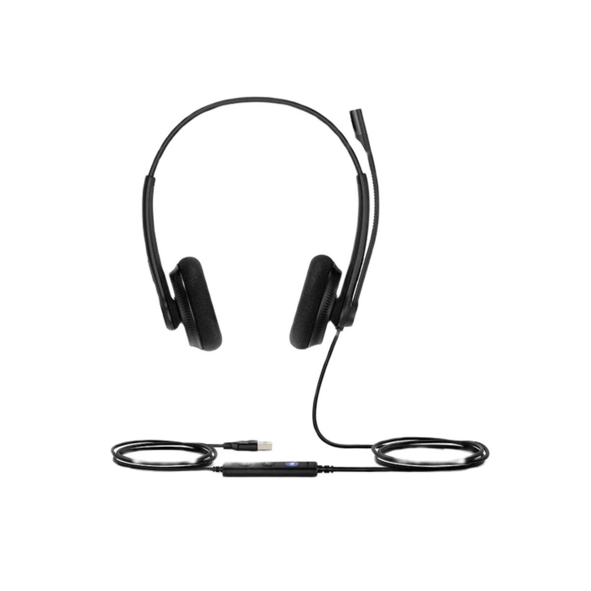 UH34-LITE-DUAL-TEAMS - Diadema USB Yealink UH34 Lite Dual con Almohadillas Suaves y Certificación Microsoft Teams