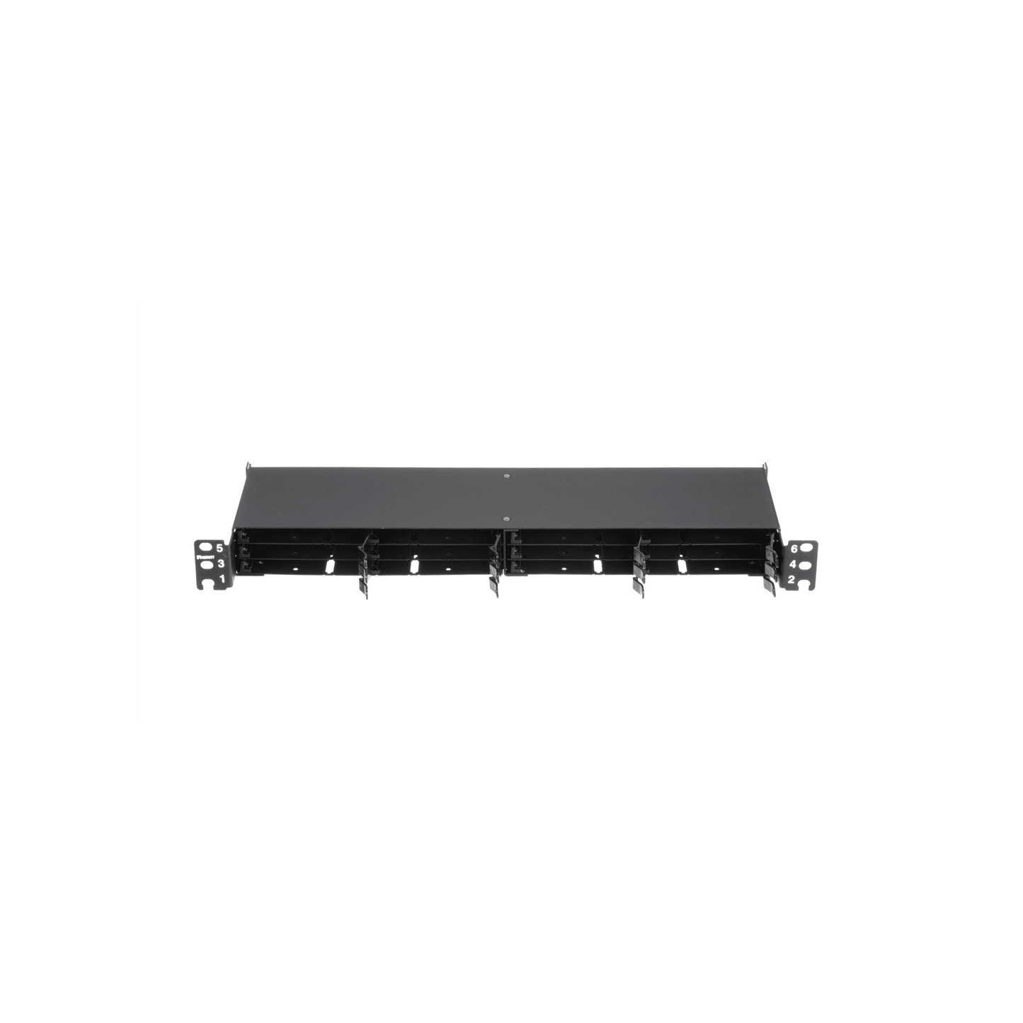 FLEX1UPN06 - Panel de Distribuci�n de Fibra �ptica, Acepta 12 Cassettes HD Flex en 6 Espacios, Hasta 144 Fibras, 1 UR