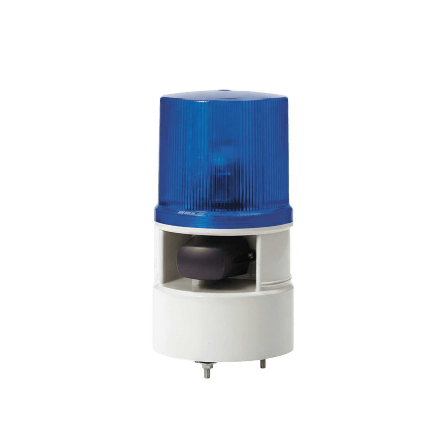 S125DML-WS-012024-B - Luces de advertencia color Azul con sirena incorporada con 5 tonos máx. 105 dB en 12-24 VCD