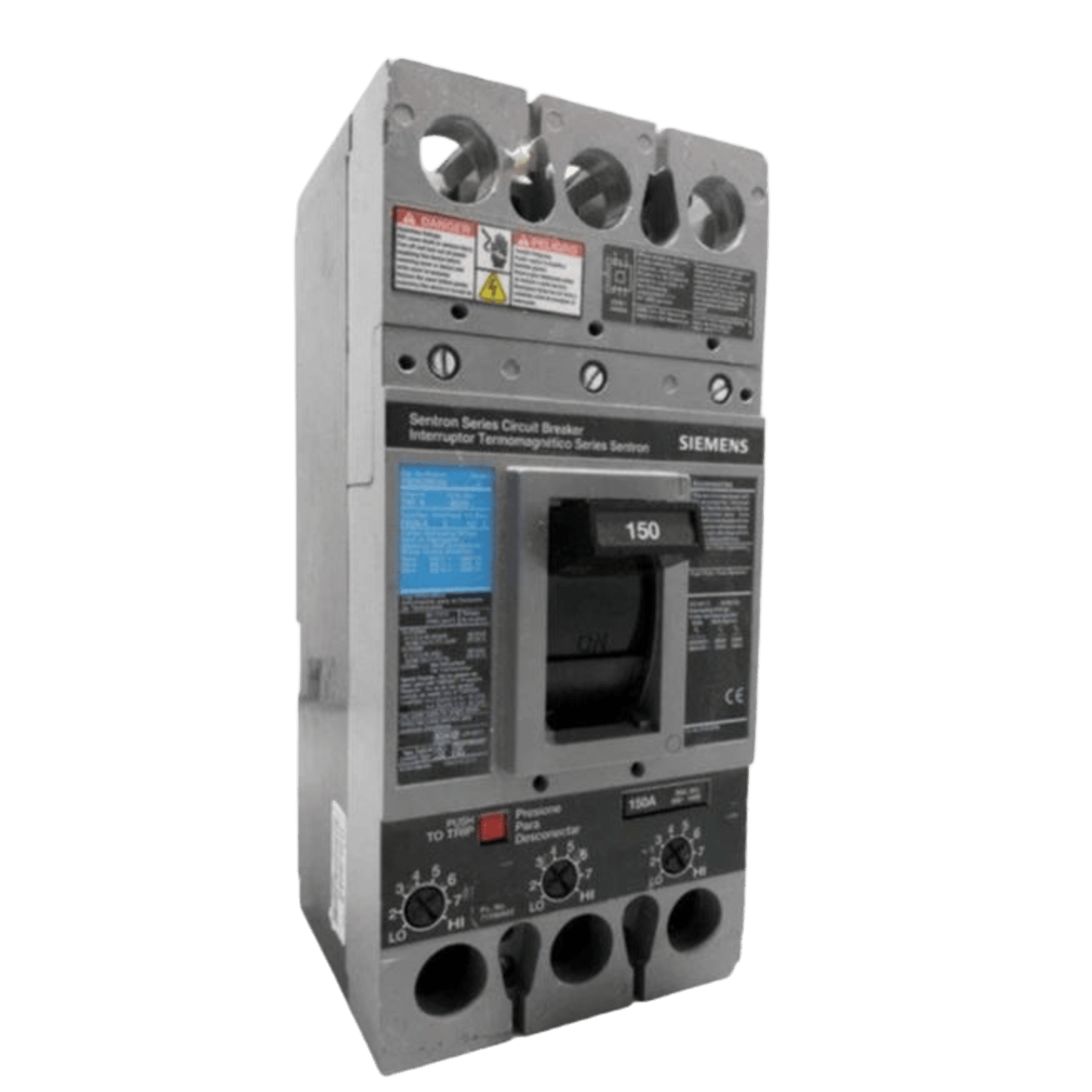 FXD63B175L - Interruptor Termomagnético 600V 3X175A, Con zapatas principales.