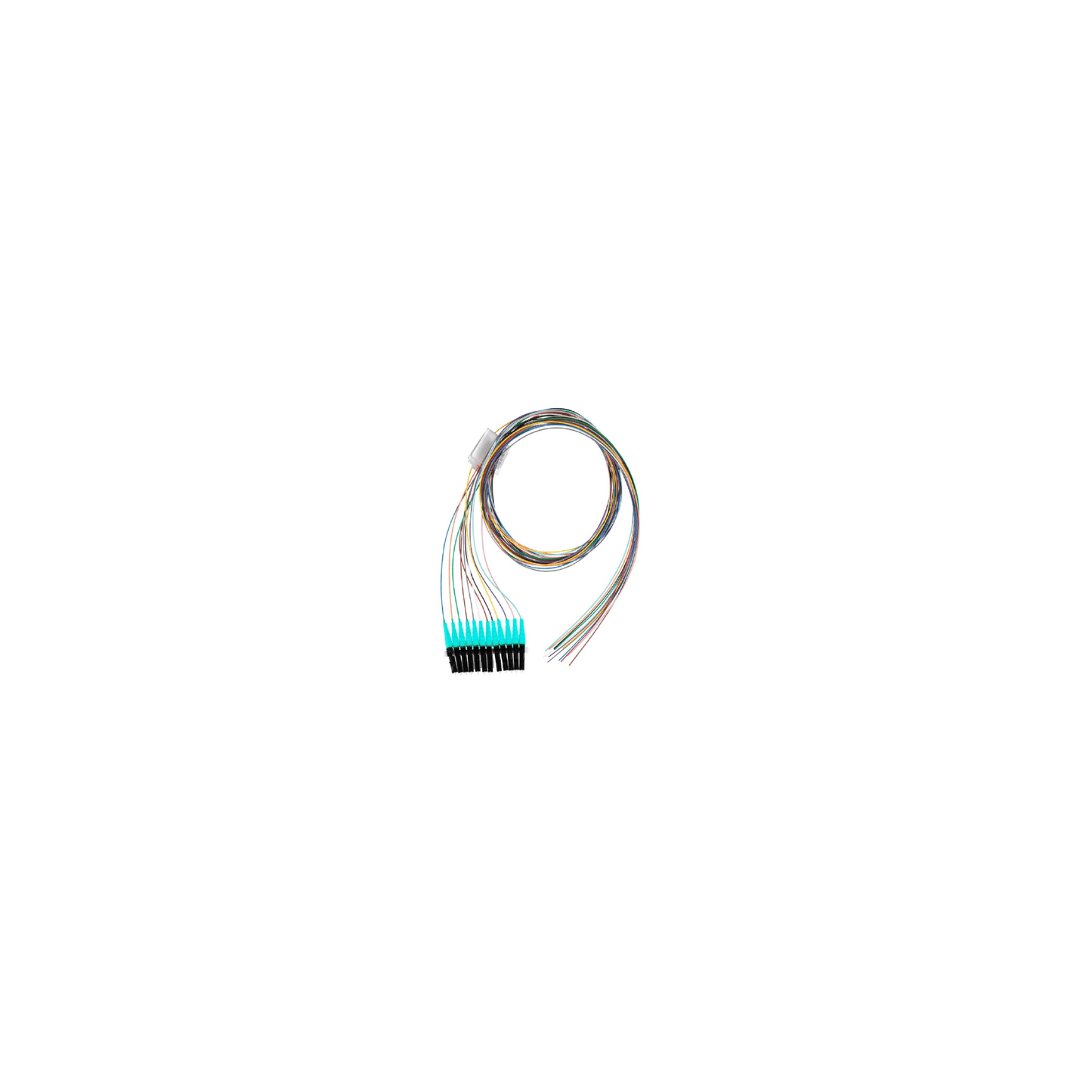 FZTBN1NNNSZM001 - Kit de 12 Pigtails con Conector LC, Multimodo 50/125 OM4, 900um, de 1 Metro (3.28 Pies)